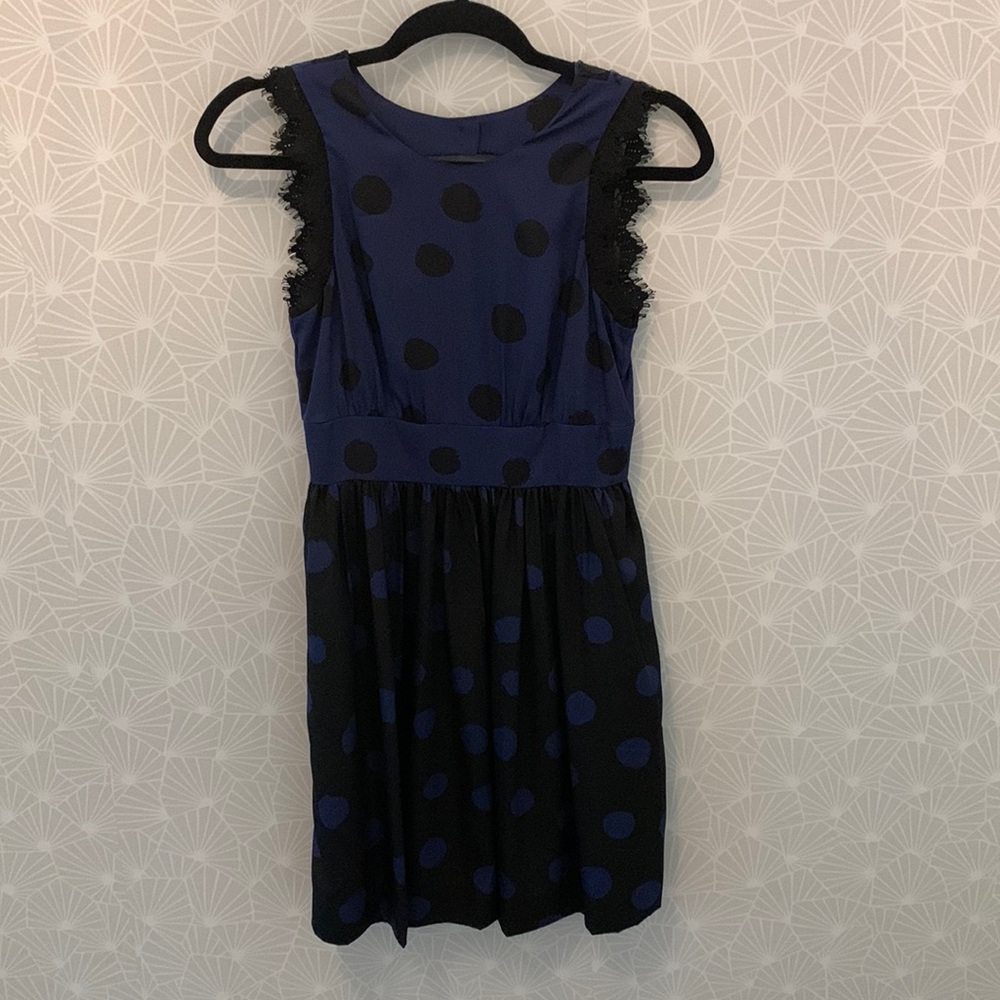 Anthropologie Corey Lynn Calter polka dot dress.